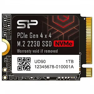 SSD Silicon Power UD90 SU01KGBP44UD9007MM 1 ТБ 2230 NVMe 4.0 Gen4 PCIe M.2 5,000/3,200 МБ/с - Фото 1