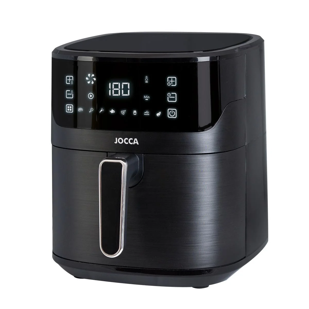 Мультипечь Jocca 6.5 л 80-200°C 60 мин 8 программ LED Сенсорная Чорная, фото №2