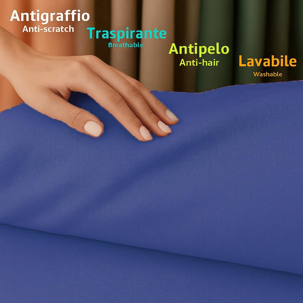 Покрывало Byour3 Хлопок 100% Легкое Двуспальное Односпальное Queen Size Прямоугольное Гипоаллергенное Прочная Накидка для Спальни Королевский Синий, Двуспальное, фото №4