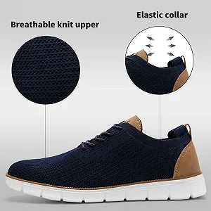 Кросівки LEZTA Оксфорди для костюма, дихаючі, сітчасті, спортивні, тенісні, для ходьби, комфортні synthetic.ua - Фото 1