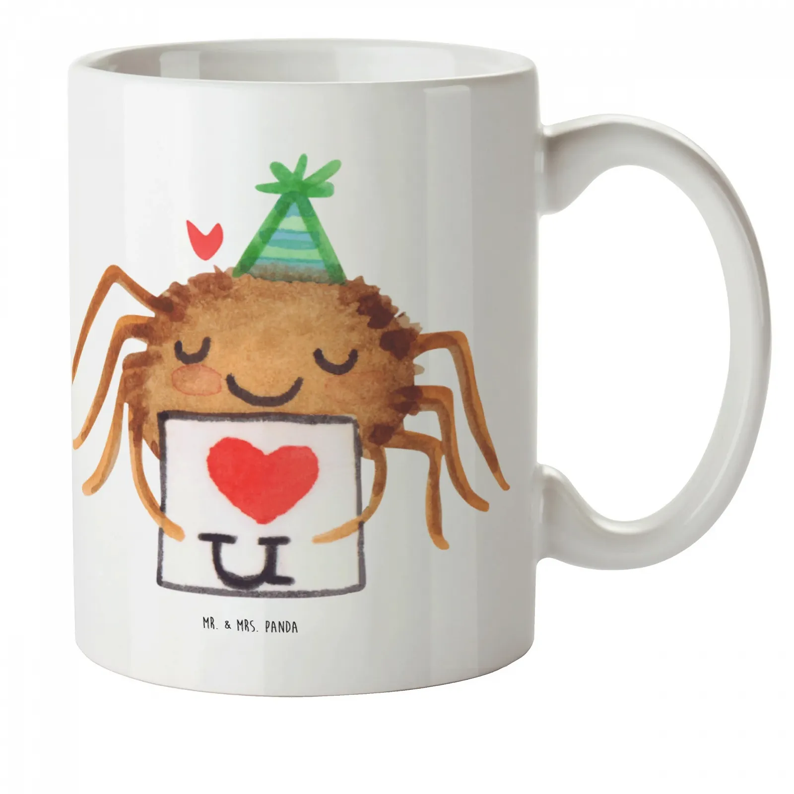 Дитяча кружка Mr. & Mrs. Panda Павук Агата Літера, фото №1