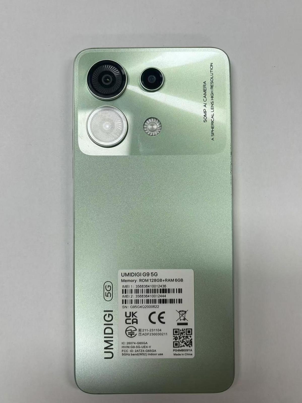 Смартфон UMIDIGI G9 5G 12(6+6)GB RAM 128GB 6.75" 50MP 5000mAh, фото №8