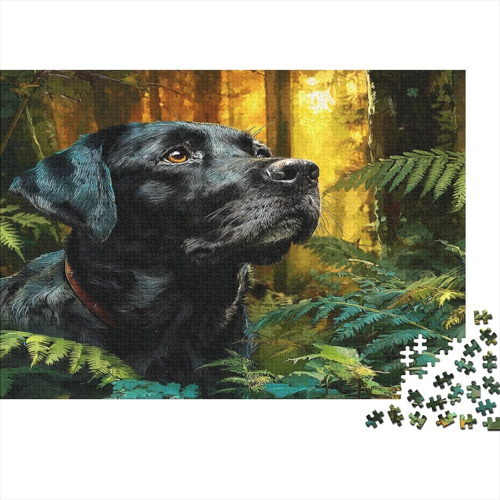 Пазл Лабрадор Художественная собака 1000 деталей 70 x 50 см, фото №2