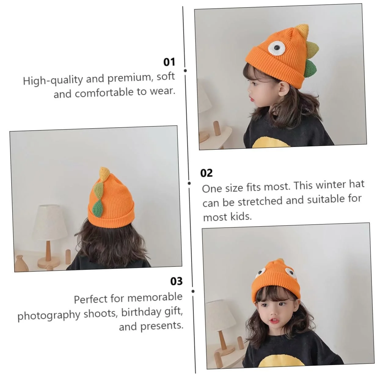 Вовняна шапка Дитяча тепла, фото №7