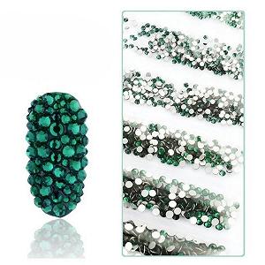 Стразы Без HotFix Стекло SS3-SS12 1440 штук Кристалл AB Farngr - Фото 1