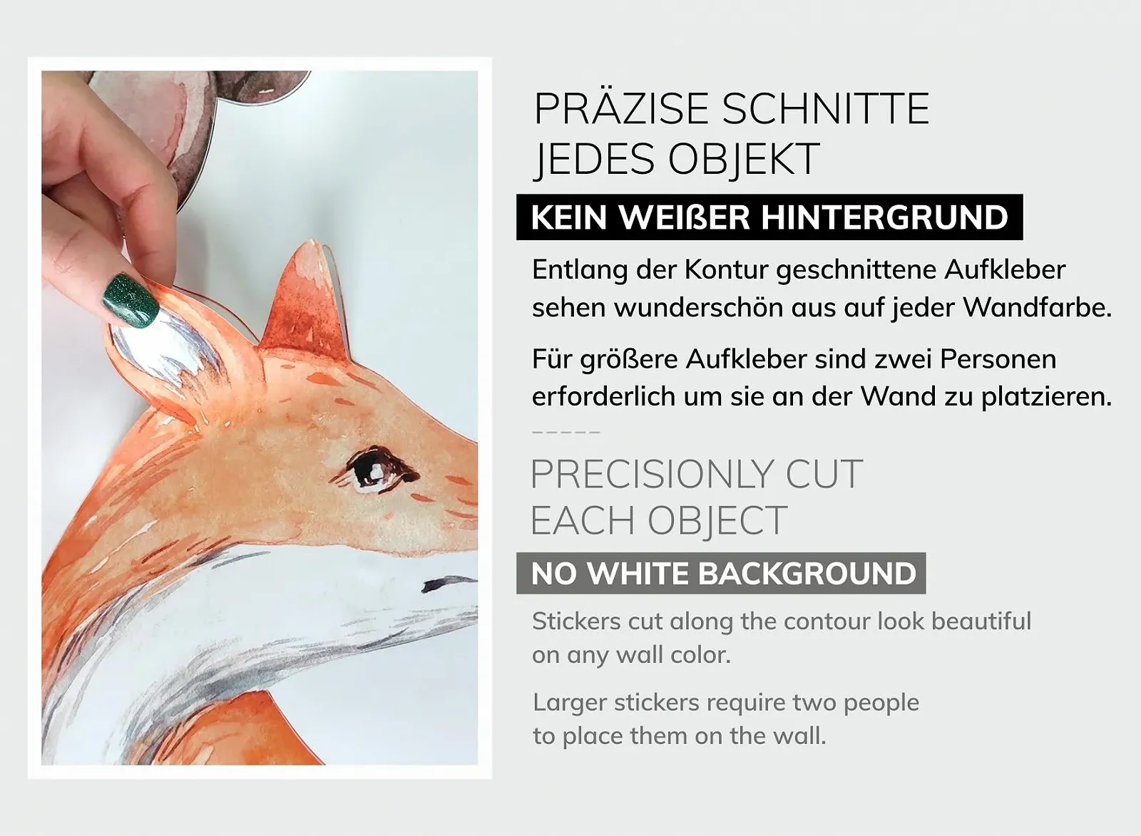 Наклейка на стіну osomhome Unicorn + Ballerina L, фото №9