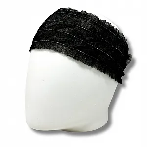 Одноразові пов'язки для волосся TNT (200 штук) Чорний synthetic.ua - Фото 1