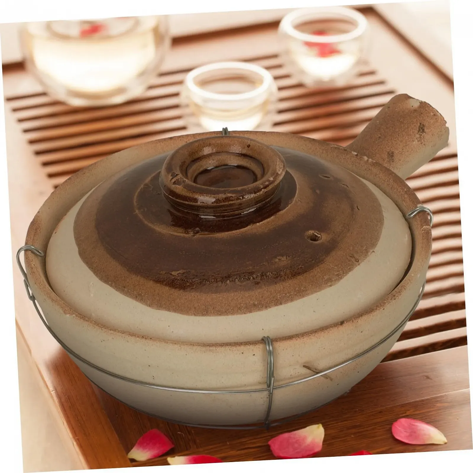 Горщик для запікання VALICLUD керамічний з двома ручками, фото №3