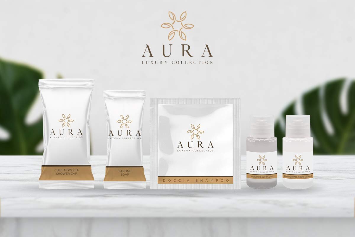 Набір шампуню-гелю для душу Argan White 100 шт по 10 мл, фото №4