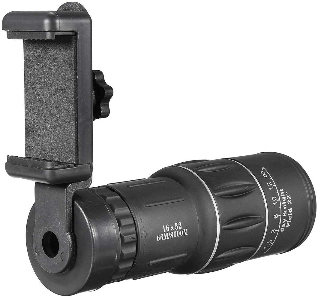 Теплескоп MRKU Fernglas Monokular 16x52 HD Universal Zoom Armor Телефонна лінза для подорожей, фото №2