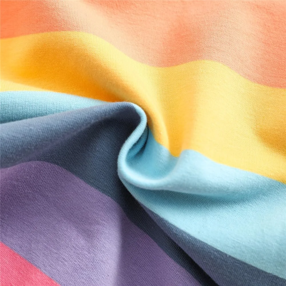 Джемпер LitBud Единорог для девочек, для малышей, одежда, топ, с длинными рукавами, футболка с круглым вырезом, осень-зима, для детей, размер 1-7 лет, фото №7