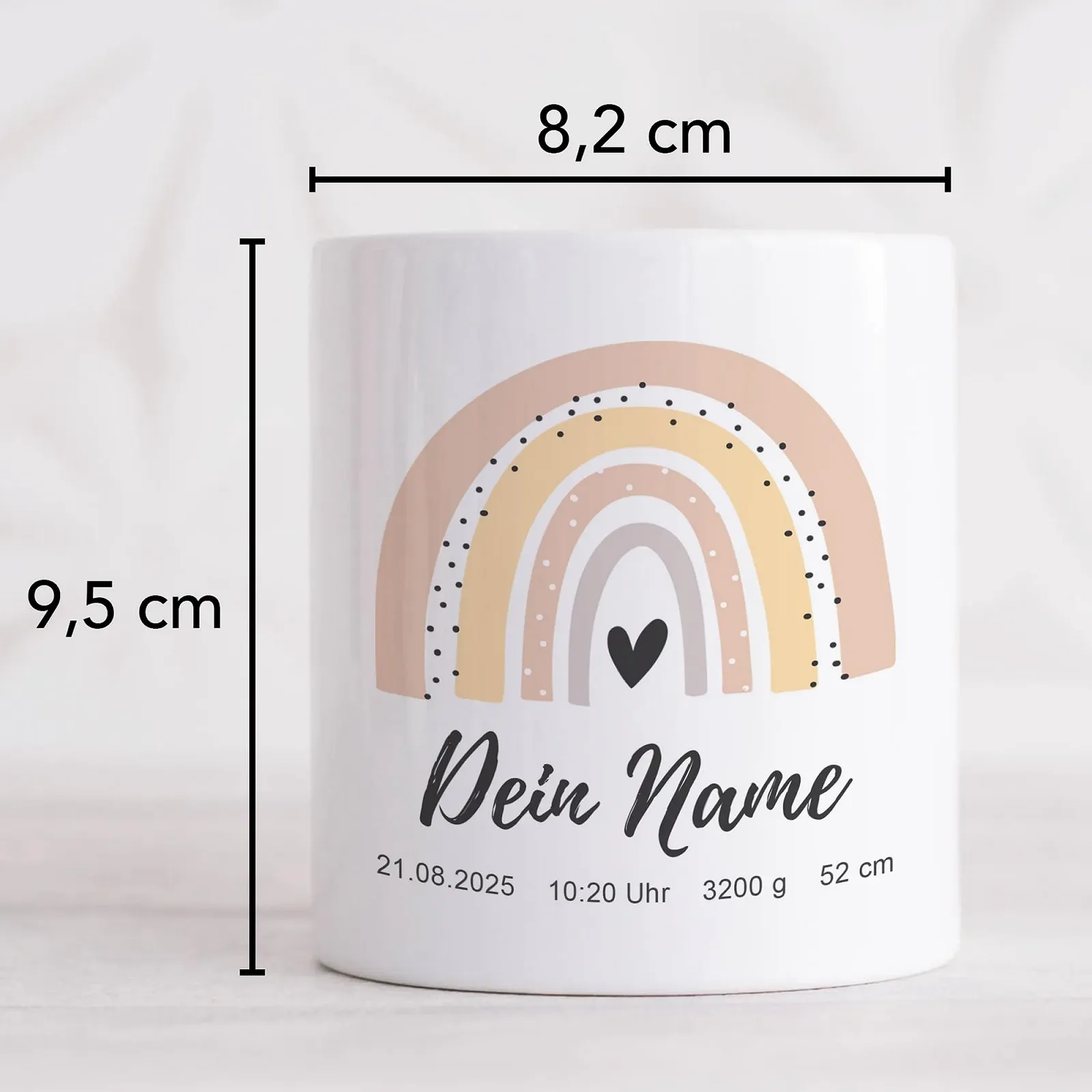 Скарбничка керамічна Rainbow Apricot 9.4 x 8 см, фото №4