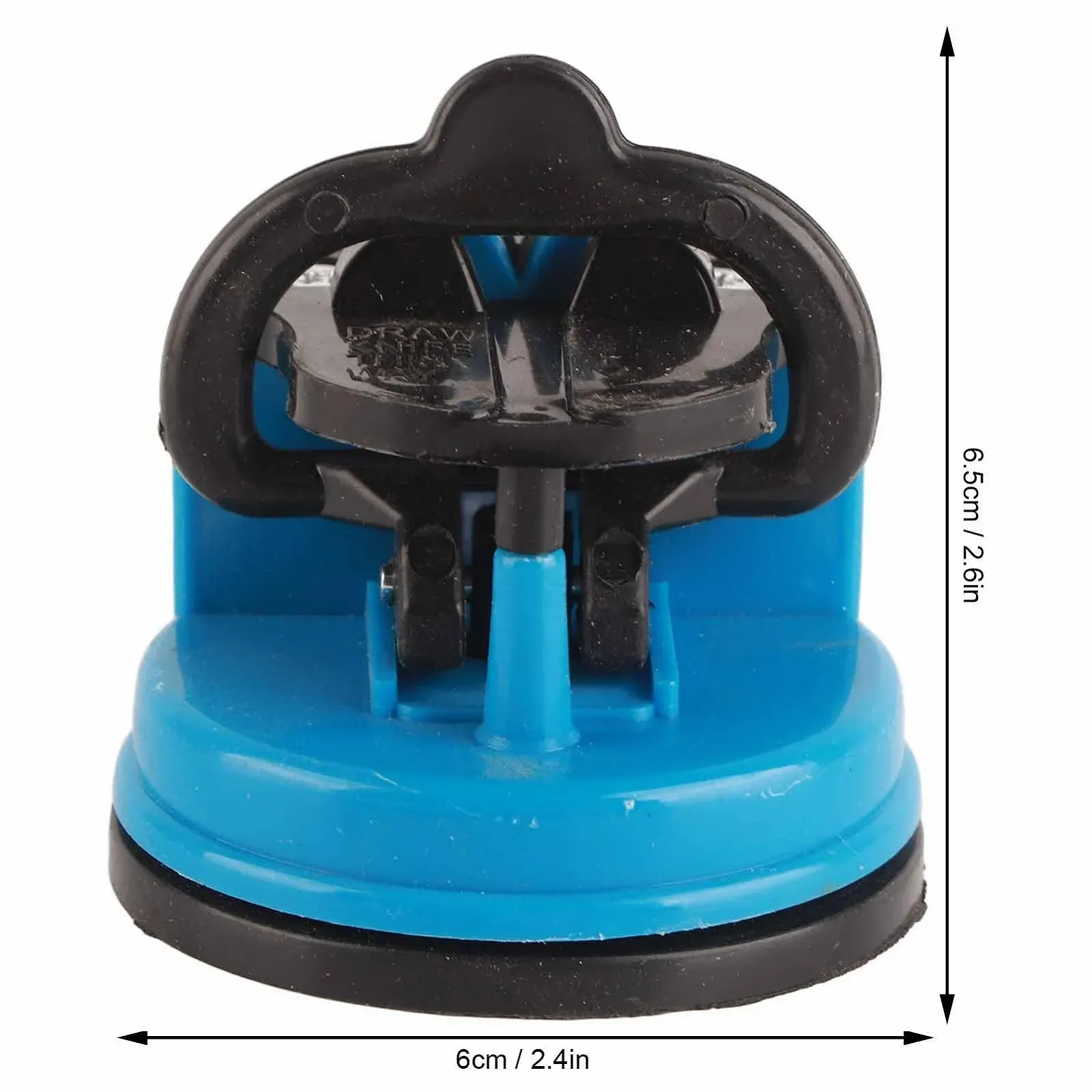 Точилка для ножів ручна з присоскою Blue, фото №3 Точилка для ножів ручна з присоскою Blue, фото №3