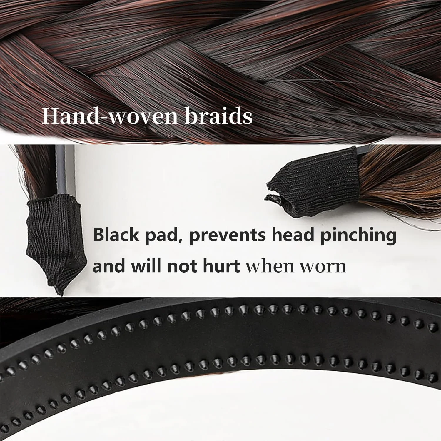 Плетеный обруч для волос, фото №3