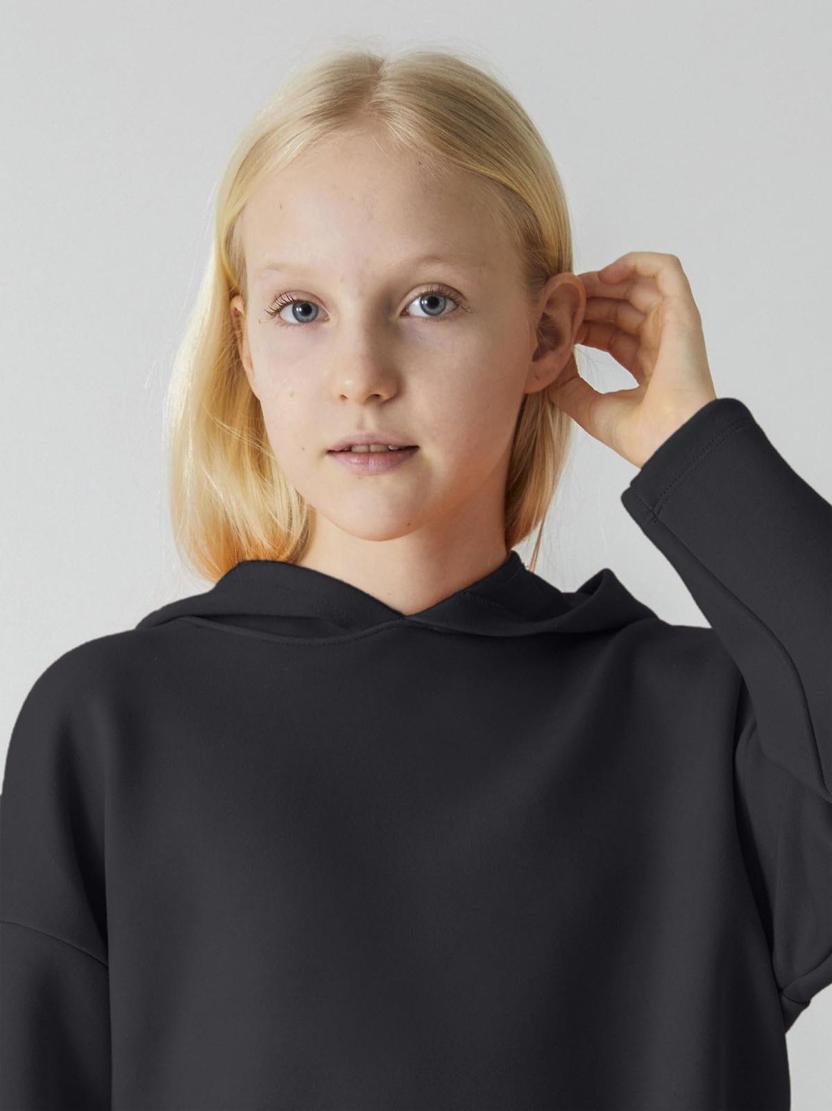 Толстовка LTB Jeans Henozo для девочек, размер 164 см, черная, фото №4