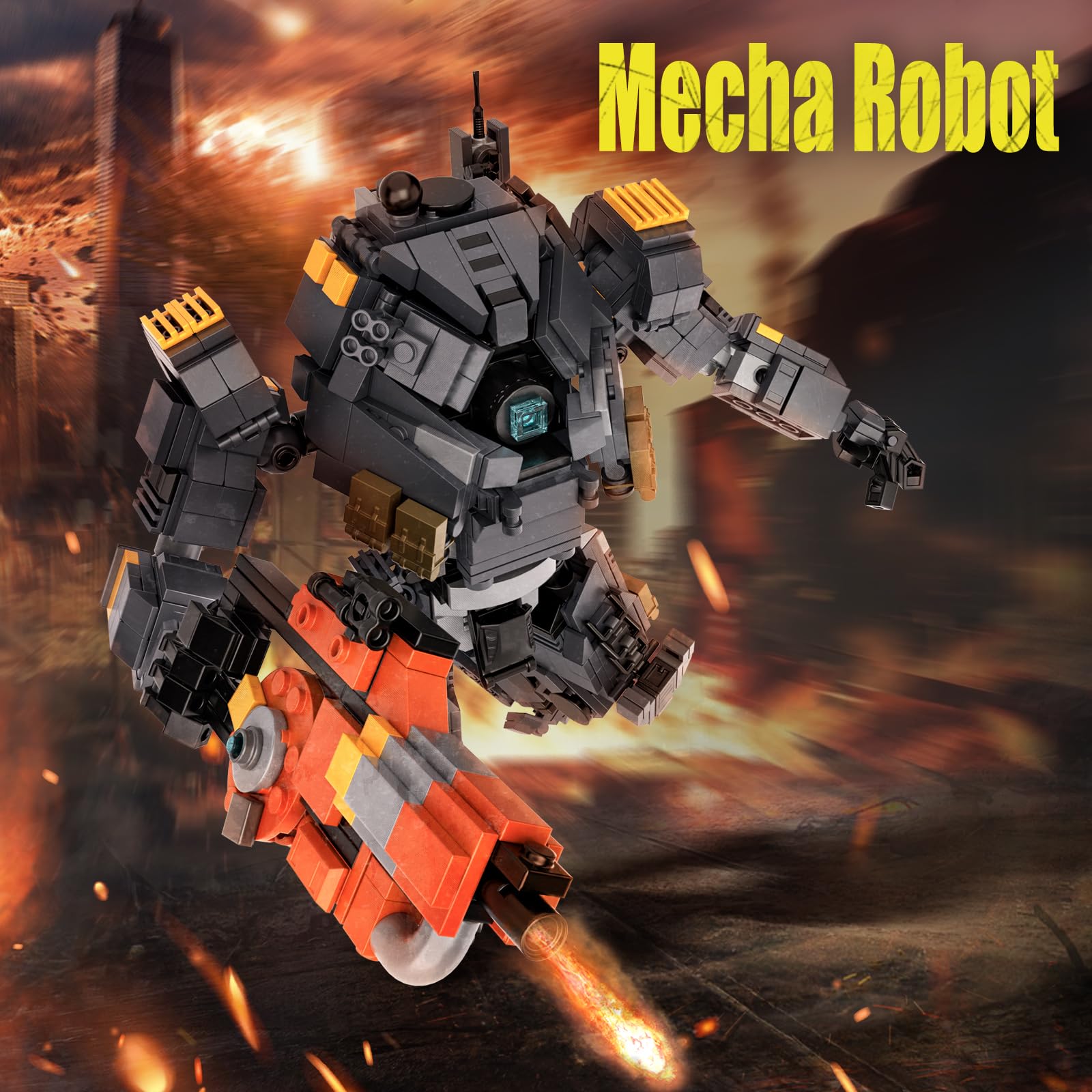 Набор Millionspring Titan Mecha Robot Building Blocks Set 875 деталей, фото №2