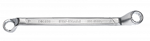 Ключ кольцевой двусторонний SW-STAHL 01202L, 8 x 9 мм, изогнутый - Фото 1