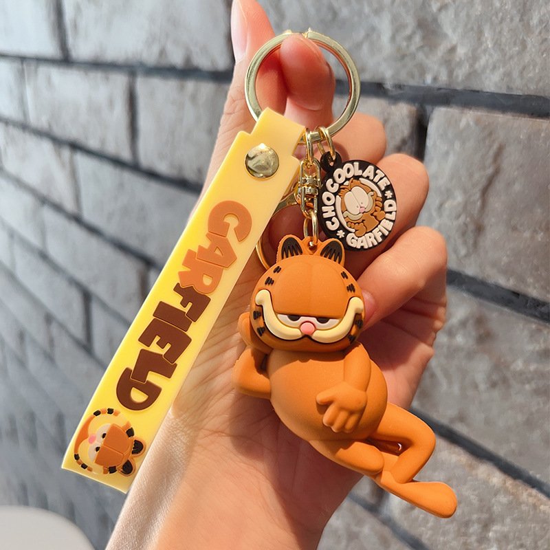 Брелок Гарфилд Garfield кот игрушка на рюкзак, ключи 6,7 см, фото №3