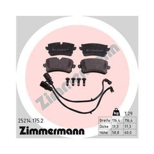 Гальмівний диск ZIMMERMANN COAT Z 100.3357.20 для VAG AUDI VW, фото №6