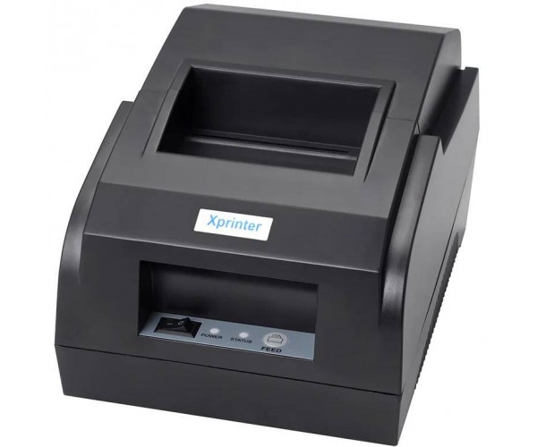 Друкарка чеків Xprinter XP-58IIZ термодрук 90 мм/с стрічка 58 мм USB чорний, фото №2