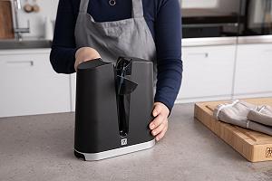 Точилка для ножей Zwilling V-Edge V-образная керамическая черная 1001799 synthetic.ua - Фото 1