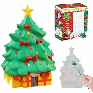 Скарбничка для розфарбовування DIY Christmas Tree Набір для творчості Ялинка - Фото 1