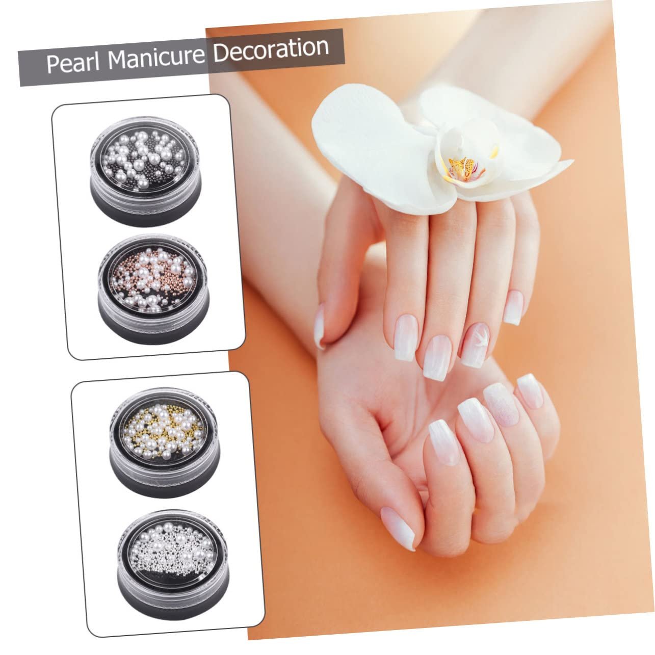 Бисер для маникюра Healeved 3 набора, имитация стального бисера, украшения для ногтей для женщин x 3, фото №9 Бисер для маникюра Healeved 3 набора, имитация стального бисера, украшения для ногтей для женщин x 3, фото №9