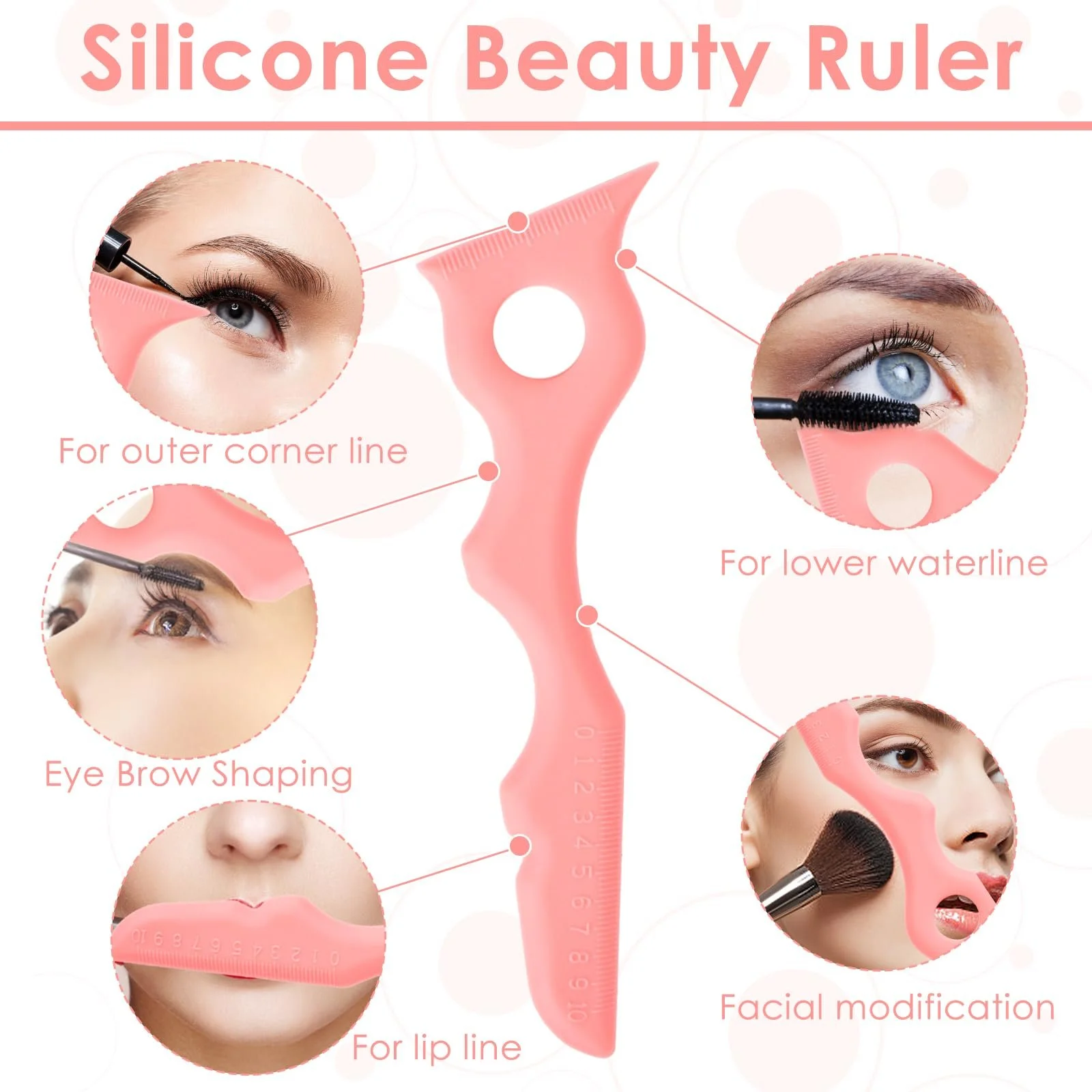 Трафареты для подводки силиконовые 3 шт., фото №6 Трафареты для подводки силиконовые 3 шт., фото №6