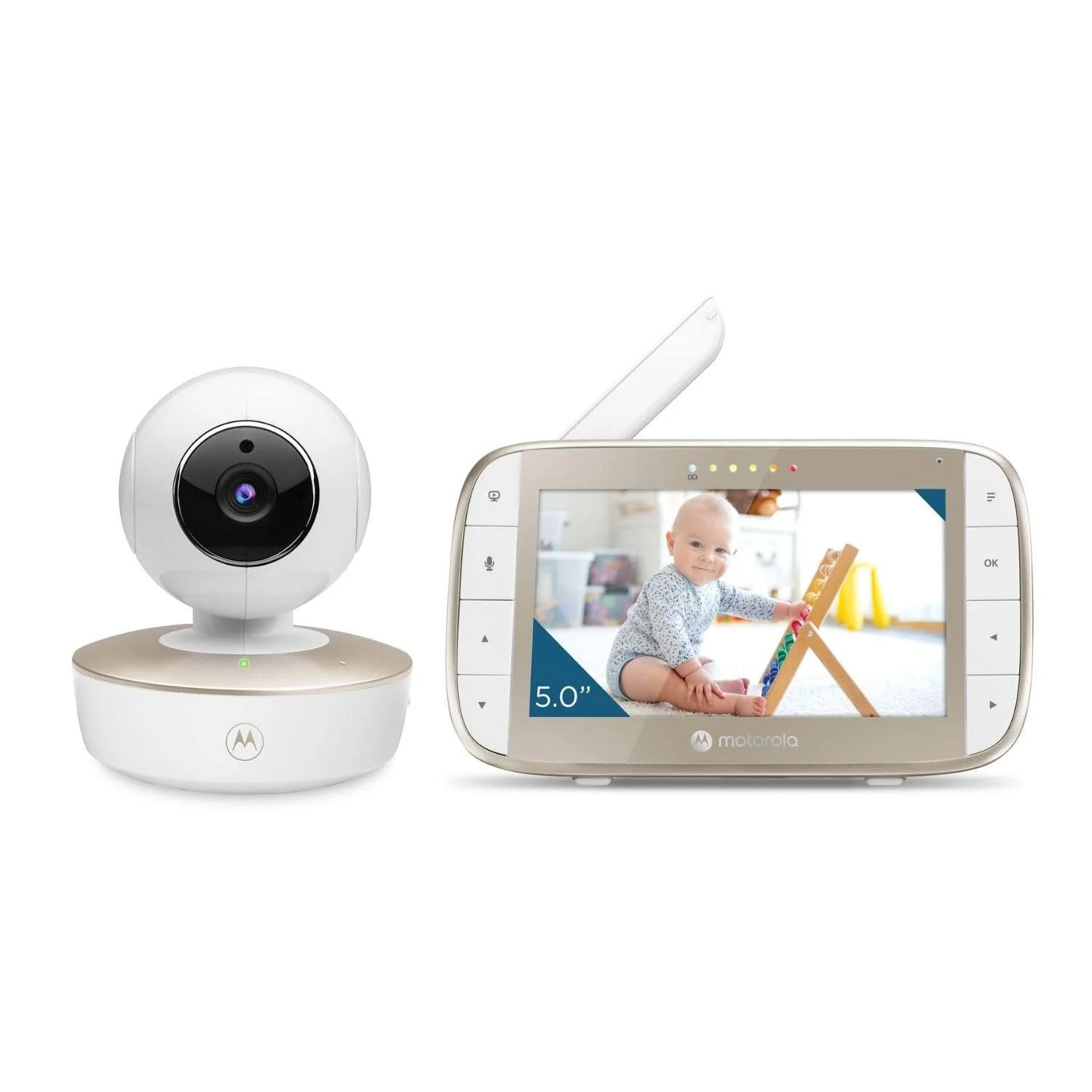Відеоняня Motorola VM50G 5 Inch 2000 мАг Night Vision Pan Tilt Zoom, фото №1