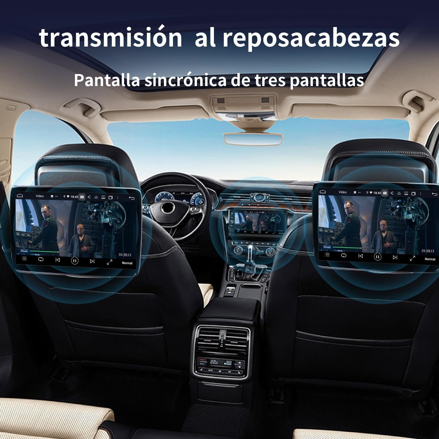 Штатна автомагнітола CAWELL KD-7077 для VW T5 Multivan & VW Touareg / 7" / Сенсорна / 4/64Гб / Android 12 / Apple CarPlay / Android Auto / Bluetooth / WI-FI / GPS / USB / CD / FM / RCA / DAB+ / 2DIN, фото №7