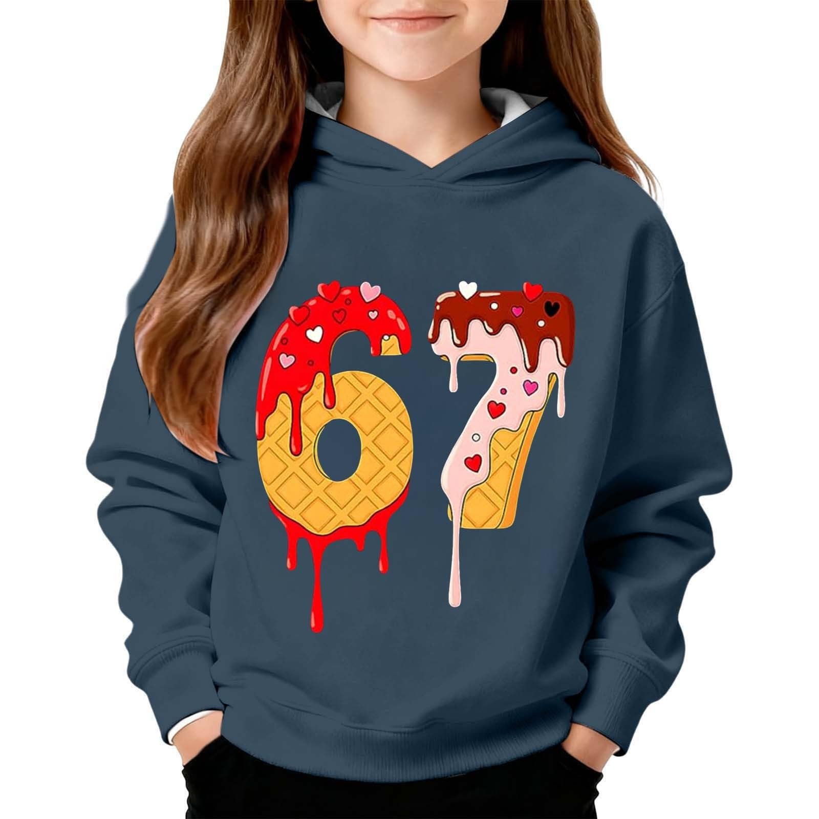 Худі Meme Six Seven 67 Y2K з довгими рукавами, фото №2