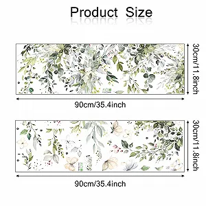 Наклейка на стіну Dokeno Plants Green Leaves synthetic.ua - Фото 1