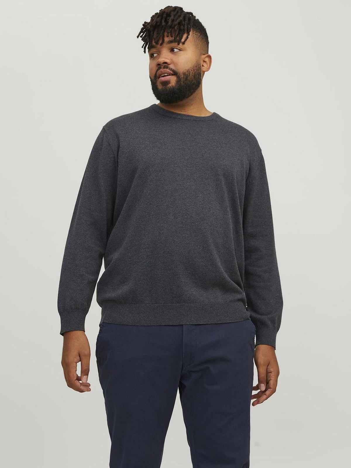 Джемпер в'язаний JACK & JONES Jjebasic Knit Crew Neck Noos Pls чоловічий, фото №7