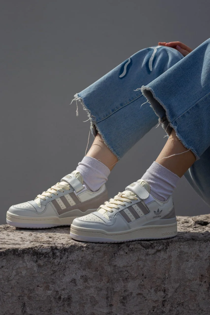 Кроссовки Adidas Forum Low White Gray 37, фото №3 Кроссовки Adidas Forum Low White Gray 37, фото №3