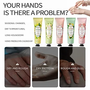 Крем для рук Набір 5 шт Квітковий Фруктовий Зволожуючий synthetic.ua - Фото 1