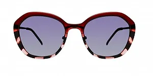 Солнцезащитные очки клип Eco Женские Chia E23chicbgcp50 Бордовый Медный (Красный), Бордовый, Медный (Красный) - Фото 1