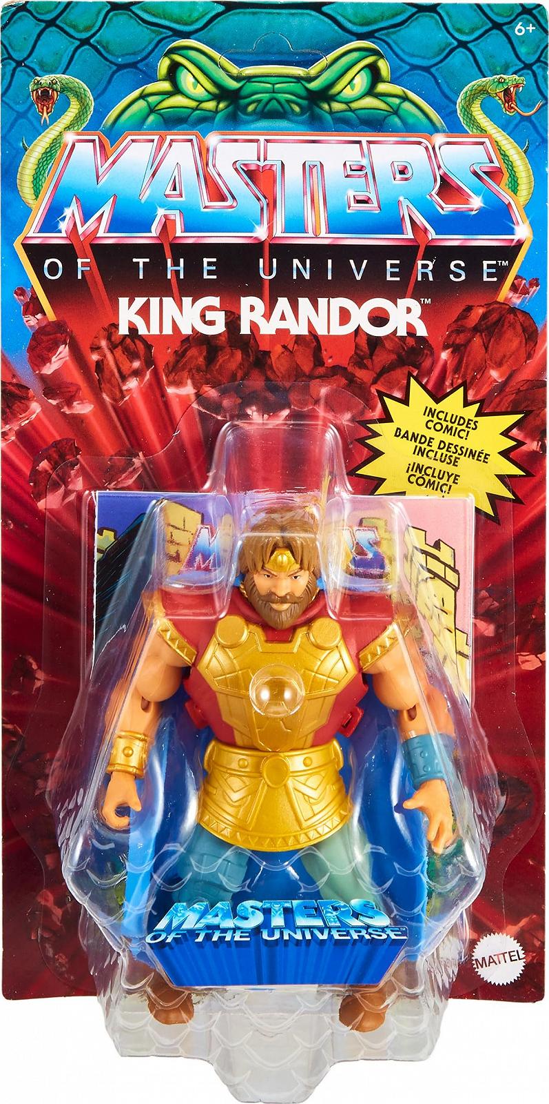 Фигурка King Rando Masters of the Universe Origins Rise of Snake Men и аксессуары, 14 см, фото №3