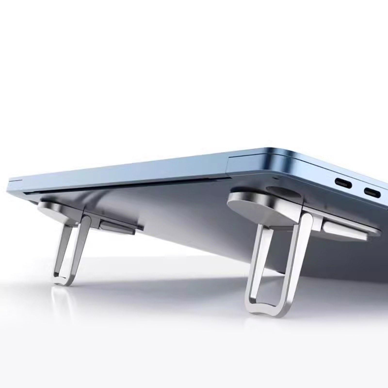 Легкая прочная подставка для ноутбука, регулируемая подставка для ноутбука и устройств, широкая совместимость, алюминиевая подставка для ноутбука, фото №5