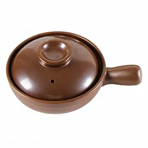 Керамическая кастрюля Ciieeo литиевая термостойкая с крышкой маленькая - Фото 1