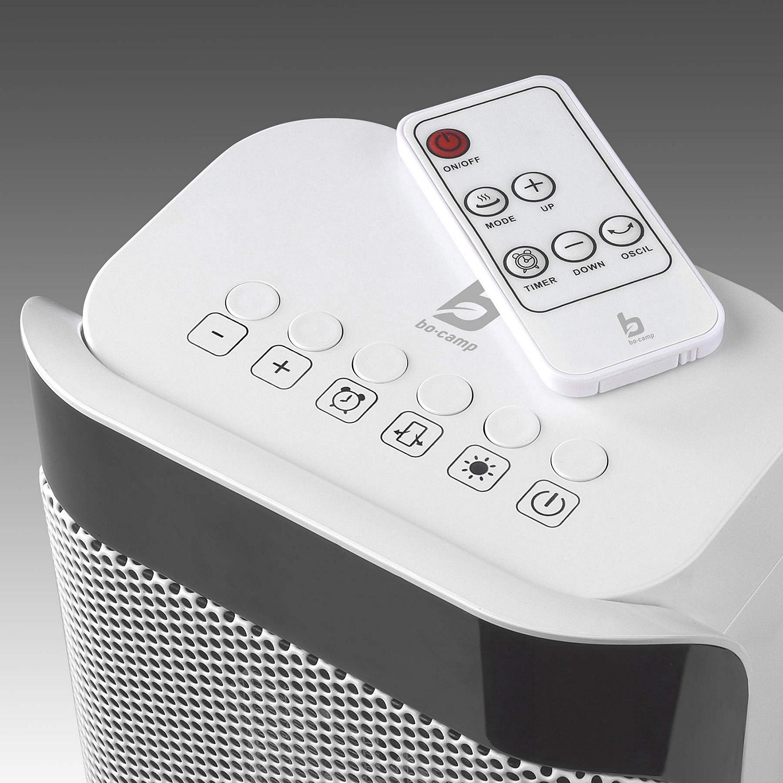 Тепловентилятор керамический с пультом дистанционного управления Bo-Camp Heater Ceramic Ventilation 1000/2000 Watt 8618460, фото №4