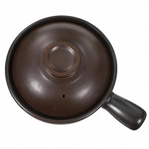 Кастрюля-кессероль Sand Pot Stoneware Pot с крышкой и одной ручкой термостойкая керамическая - Фото 1