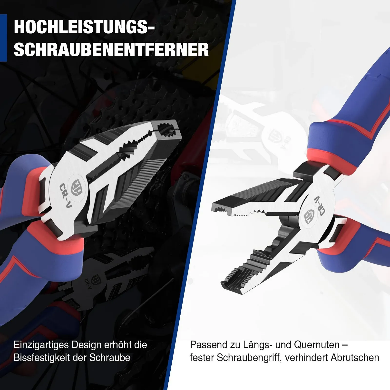 Плоскогубцы комбинированные WORKPRO 200 мм Многофункциональные универсальные плоскогубцы с вертикальными канавками для быстрого извлечения поврежденных винтов Cr-V Плоскогубцы для извлечения винтов с кусачками для кабеля для дома, мастерской, фото №2 Плоскогубцы комбинированные WORKPRO 200 мм Многофункциональные универсальные плоскогубцы с вертикальными канавками для быстрого извлечения поврежденных винтов Cr-V Плоскогубцы для извлечения винтов с кусачками для кабеля для дома, мастерской, фото №2