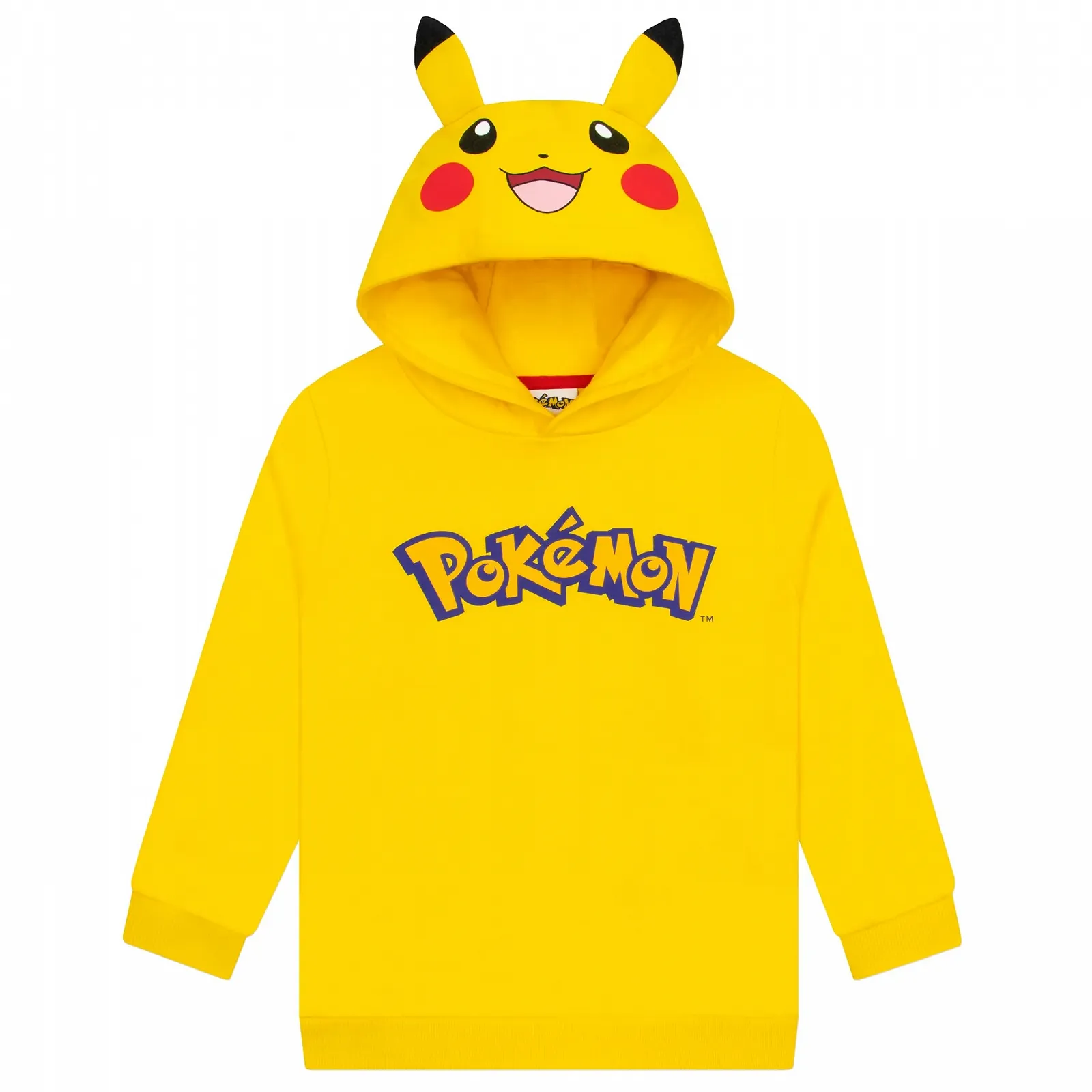 Джемпер Pokémon Котон для хлопчиків, Толстовка Pikachu для хлопчиків з 3D вухами, фото №3