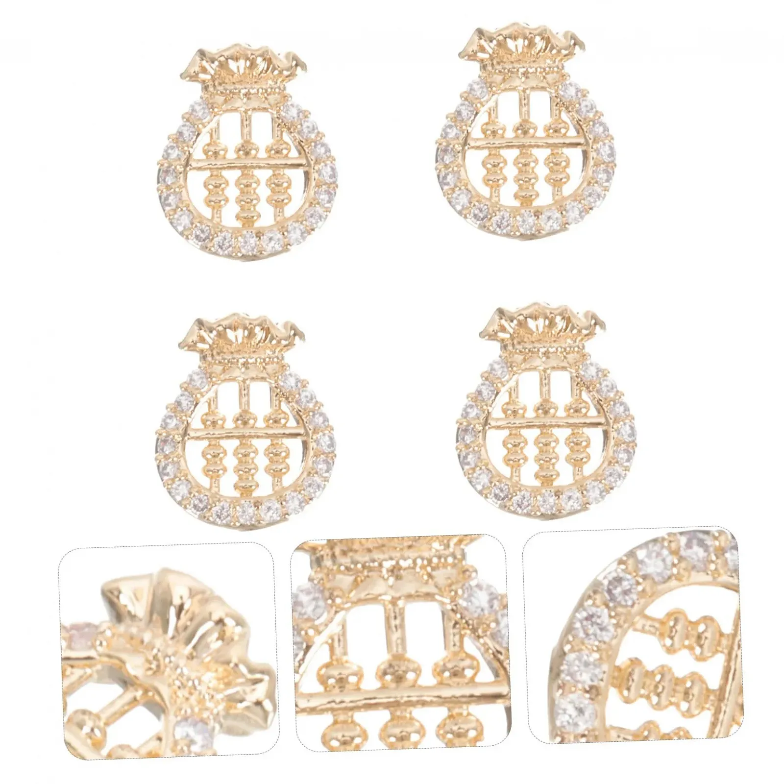 Аксессуары для ногтей FRCOLOR Набор 4 шт. Декоративные DIY Аксессуары для ногтей Гель-лак Стразы для ногтей Кошелек из сплава, фото №7 Аксессуары для ногтей FRCOLOR Набор 4 шт. Декоративные DIY Аксессуары для ногтей Гель-лак Стразы для ногтей Кошелек из сплава, фото №7