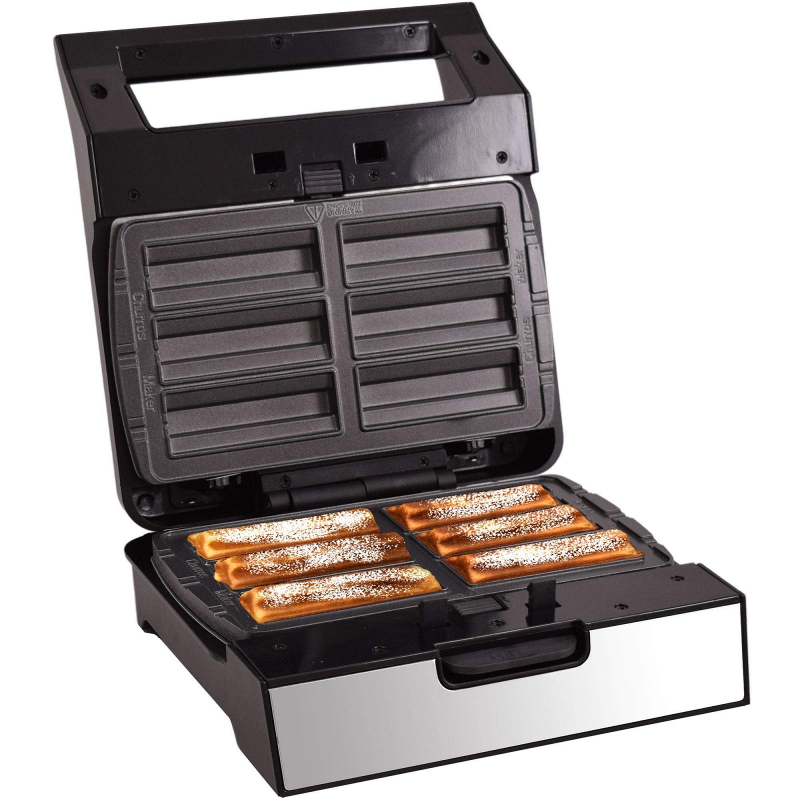 Аппарат для пончиков Syntrox Germany MM-1400W с пластинами для чуррос, фото №4
