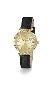Часы женские Guess, аналоговые, кварцевые GW0764L2, цвета шампанского, размер Unit, браслет synthetic.ua - Фото 1