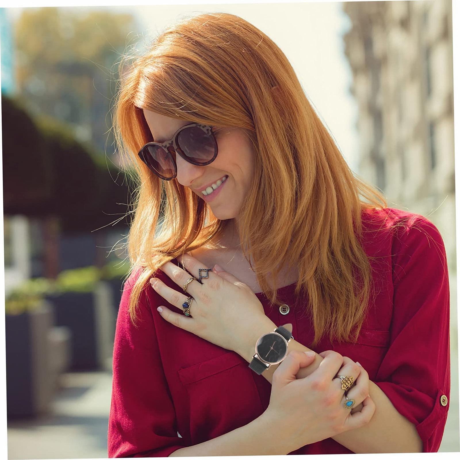 Жіночий Годинник Healvian Аналоговий Ультратонкий Дизайн з Римськими Цифрами, фото №3