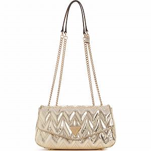 Купити Сумка GUESS Adelard Convertible Xbody Flap Золотий - Фото 1 Сумка GUESS Adelard Convertible Xbody Flap Золотий - Фото 1