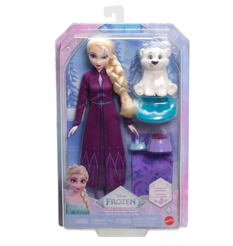 Лялька Elsa з ведмедями Mattel Frozen – набір Animals of Arendelle, фото №4