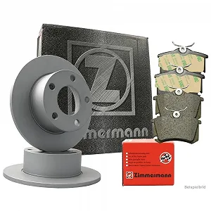 Тормозной диск ZIMMERMANN COAT Z 600.3213.20 для VAG задняя ось - Фото 1